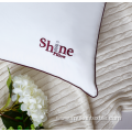 Custom embroidery pillow with logo